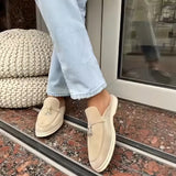Mules en suédine - beige
