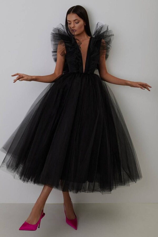 Tenue de soirée robe tulle