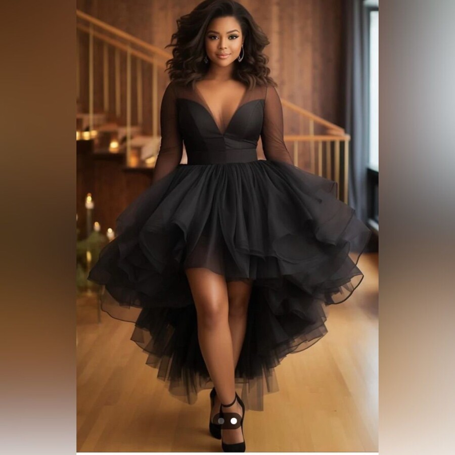 Tenue de soirée robe tulle