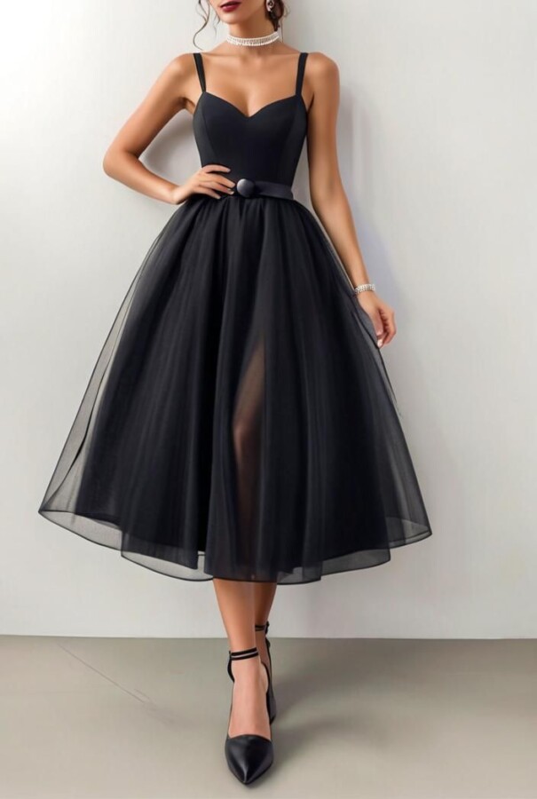 Tenue de soirée robe tulle