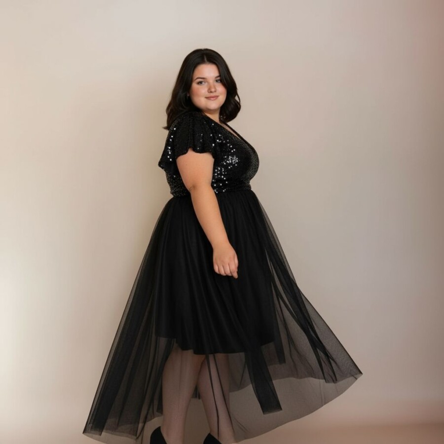 Tenue de soirée robe tulle