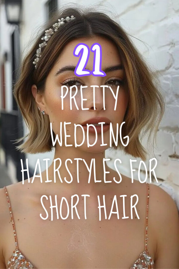 style mariage cheveux court