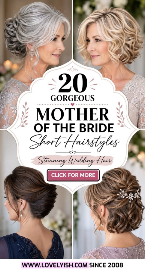 mariage cheveux court tendance