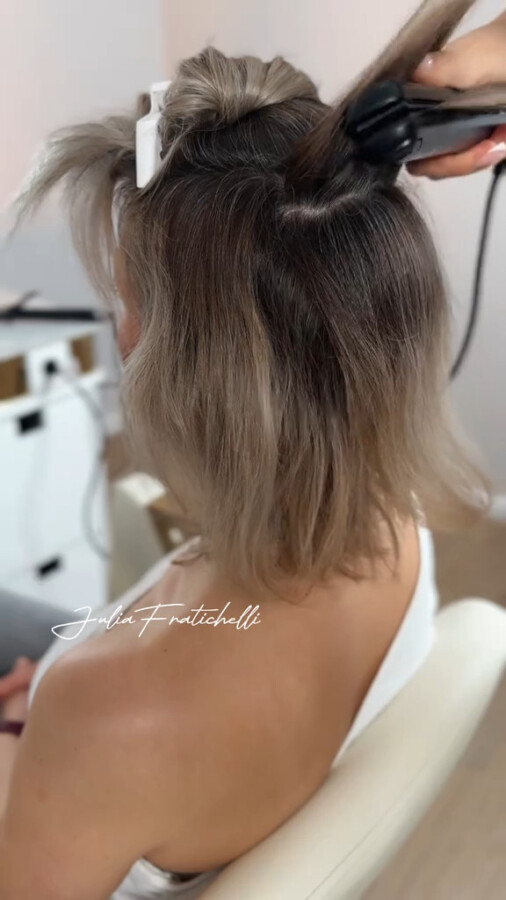 cheveux courts mariage chic