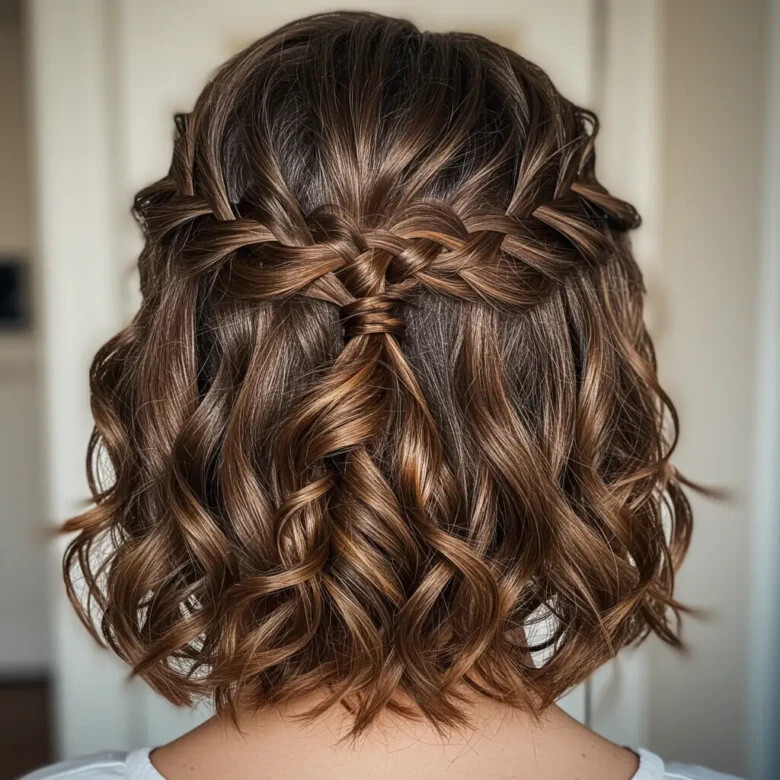look mariage cheveux courts