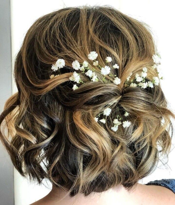 look mariage cheveux courts