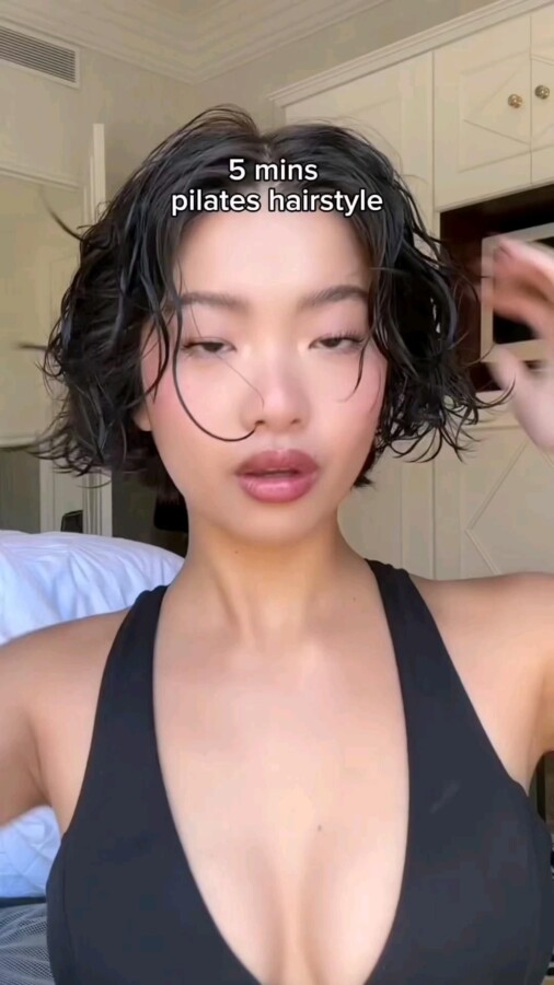styles simples cheveux courts