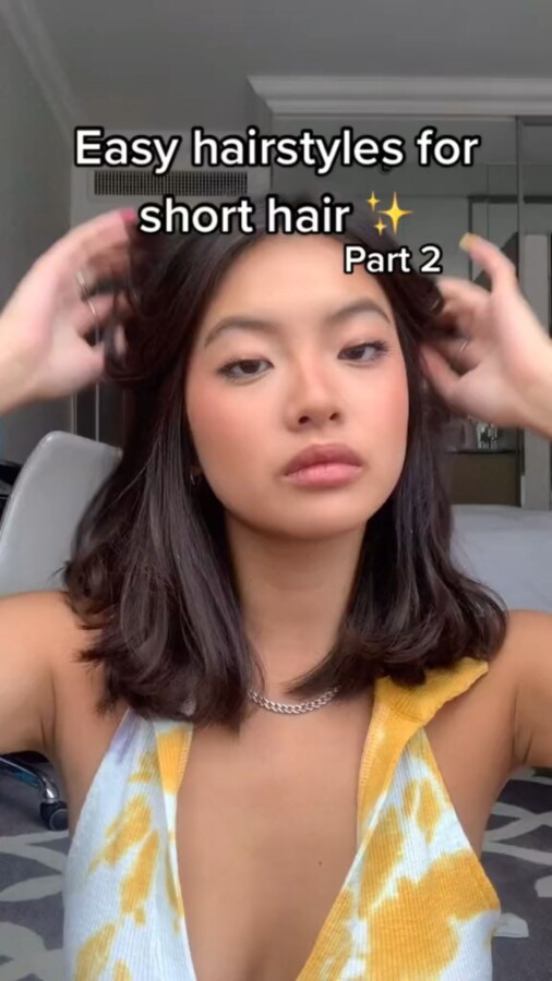 coiffure moderne cheveux courts