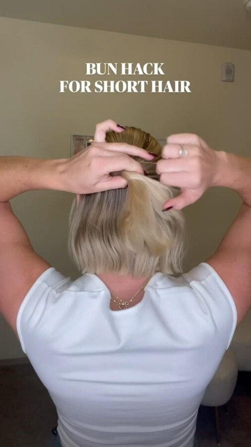 coiffure créative cheveux courts