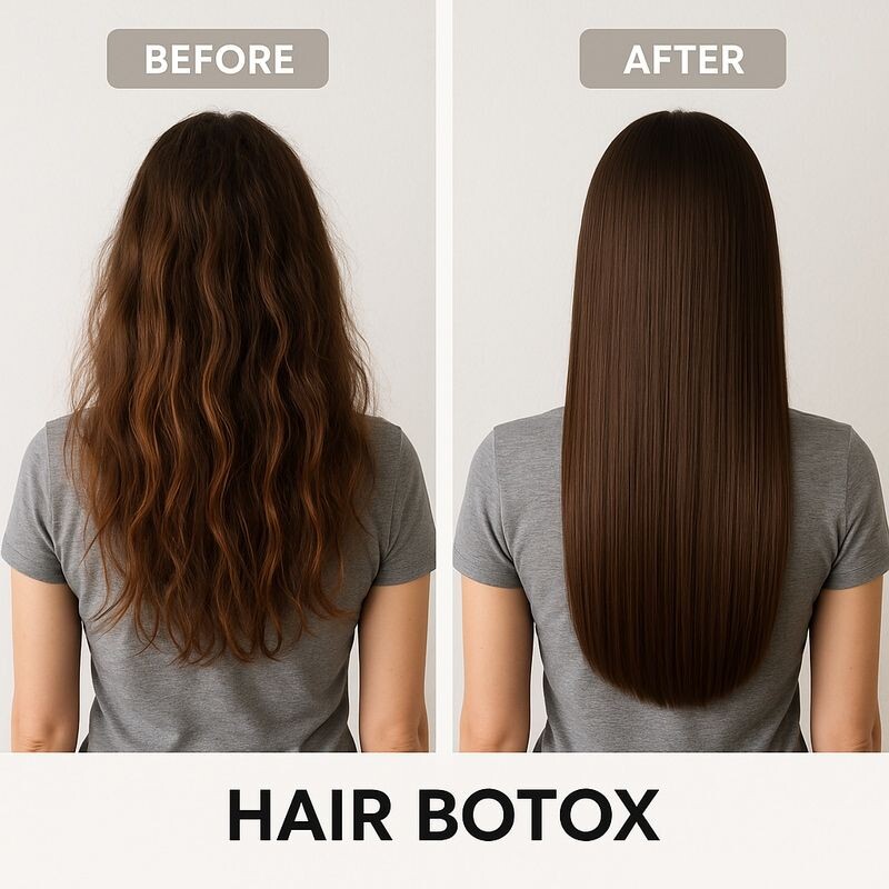 Avant après transformation capillaire