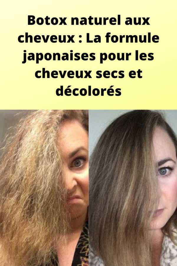 Résultats soin botox cheveux