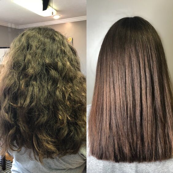 Cheveux revitalisés botox soin