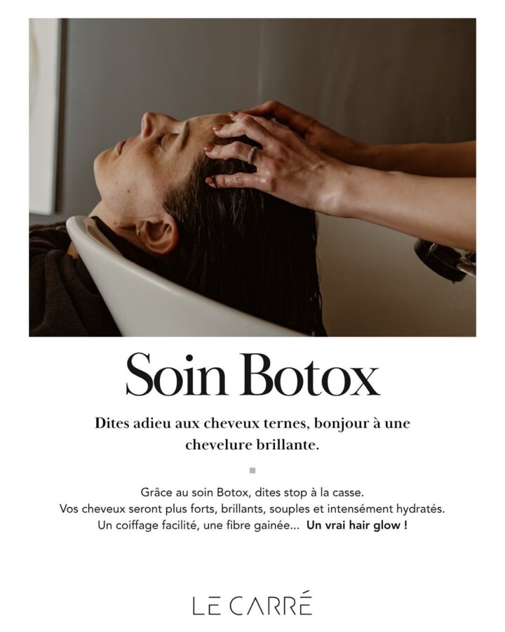 Effets soin botox capillaire