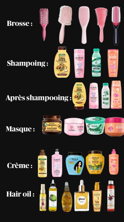 brillance pour cheveux bouclés