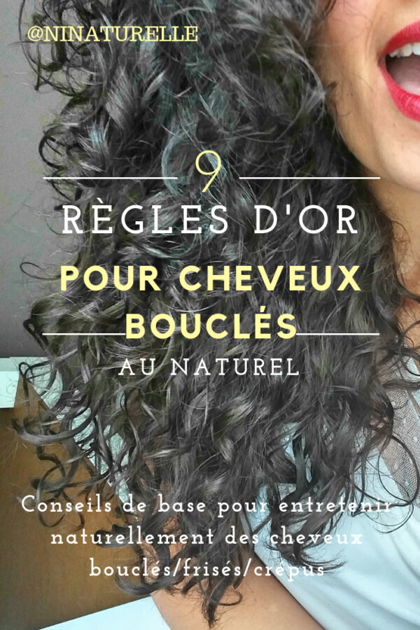 routine soin cheveux bouclés
