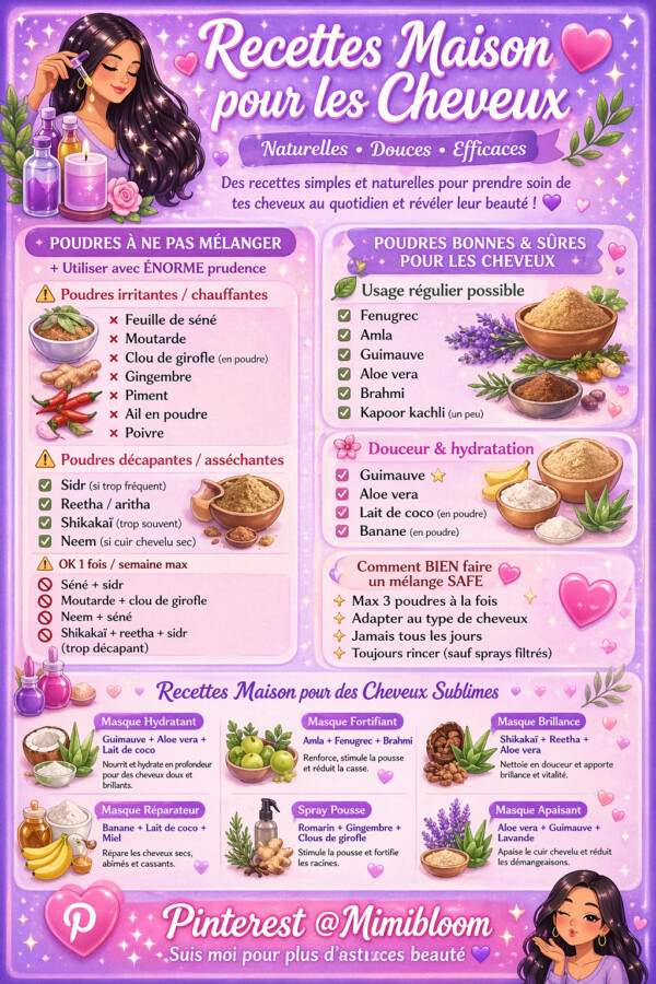astuces soin maison cheveux