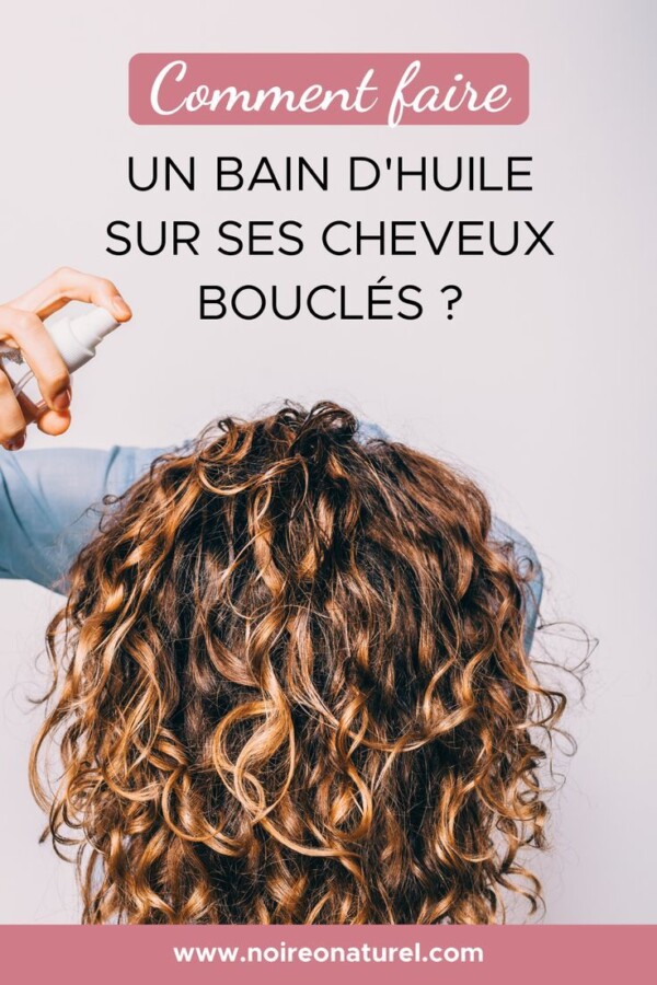 Routine soin cheveux bouclés
