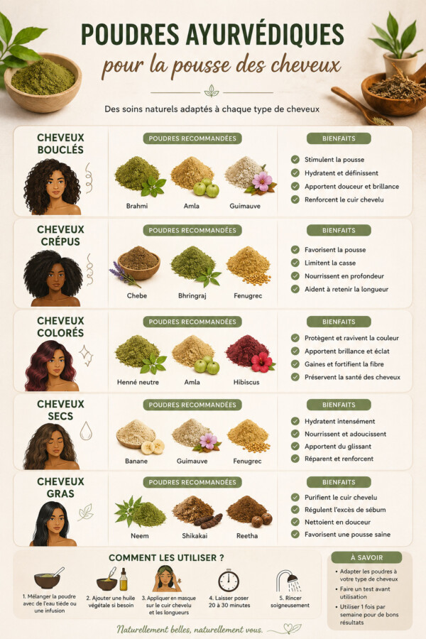 Remèdes naturels pour cheveux