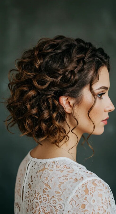 sublimer boucles courtes