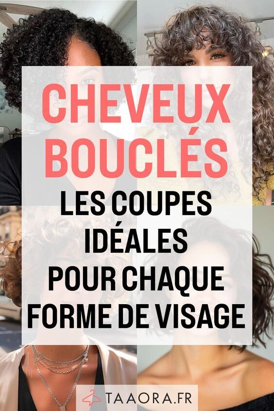 coiffure élégante cheveux bouclés