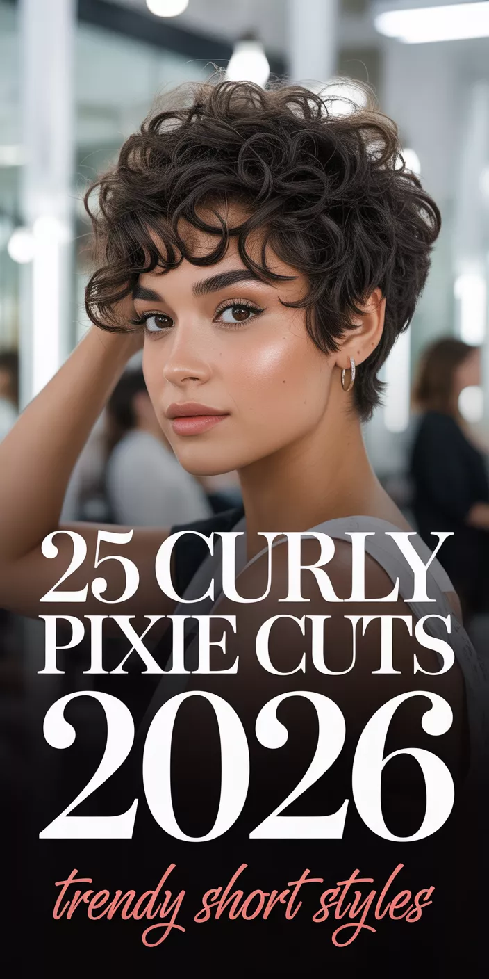 coiffure élégante cheveux bouclés