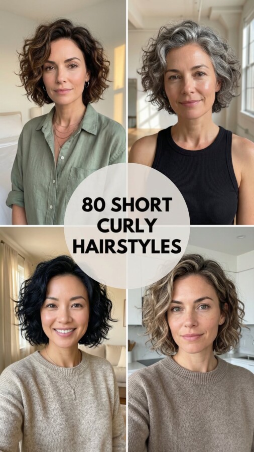 coupe moderne cheveux bouclés