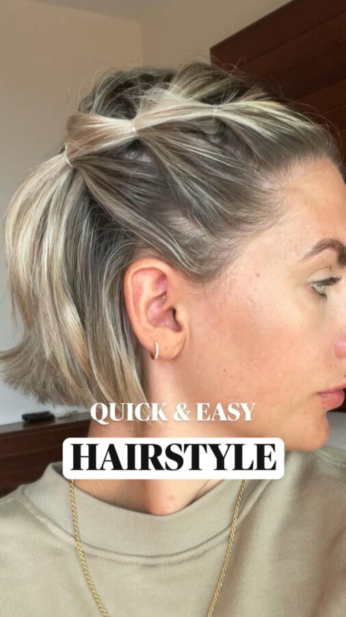 Tendance coiffure pour courts