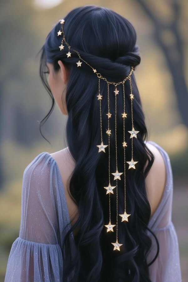 style unique coiffure accessoires