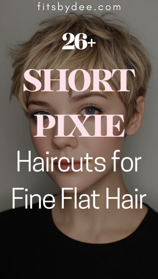 Coupe courte cheveux fins