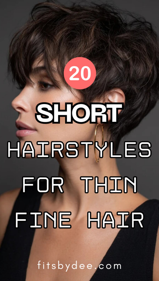 Coiffure moderne cheveux fins