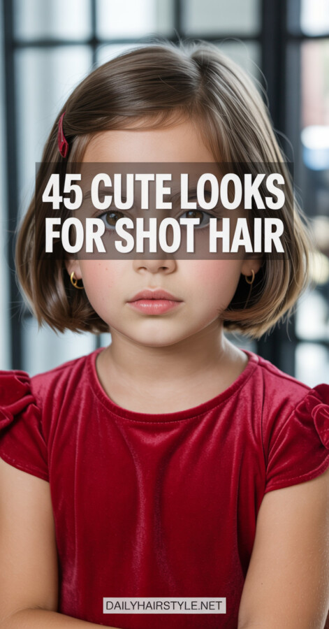 coupe courte enfant fille
