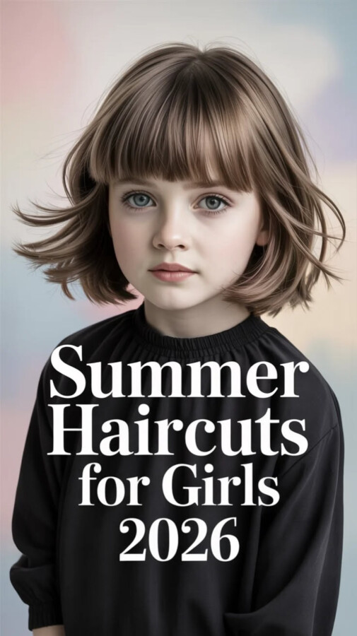 style fillette cheveux courts