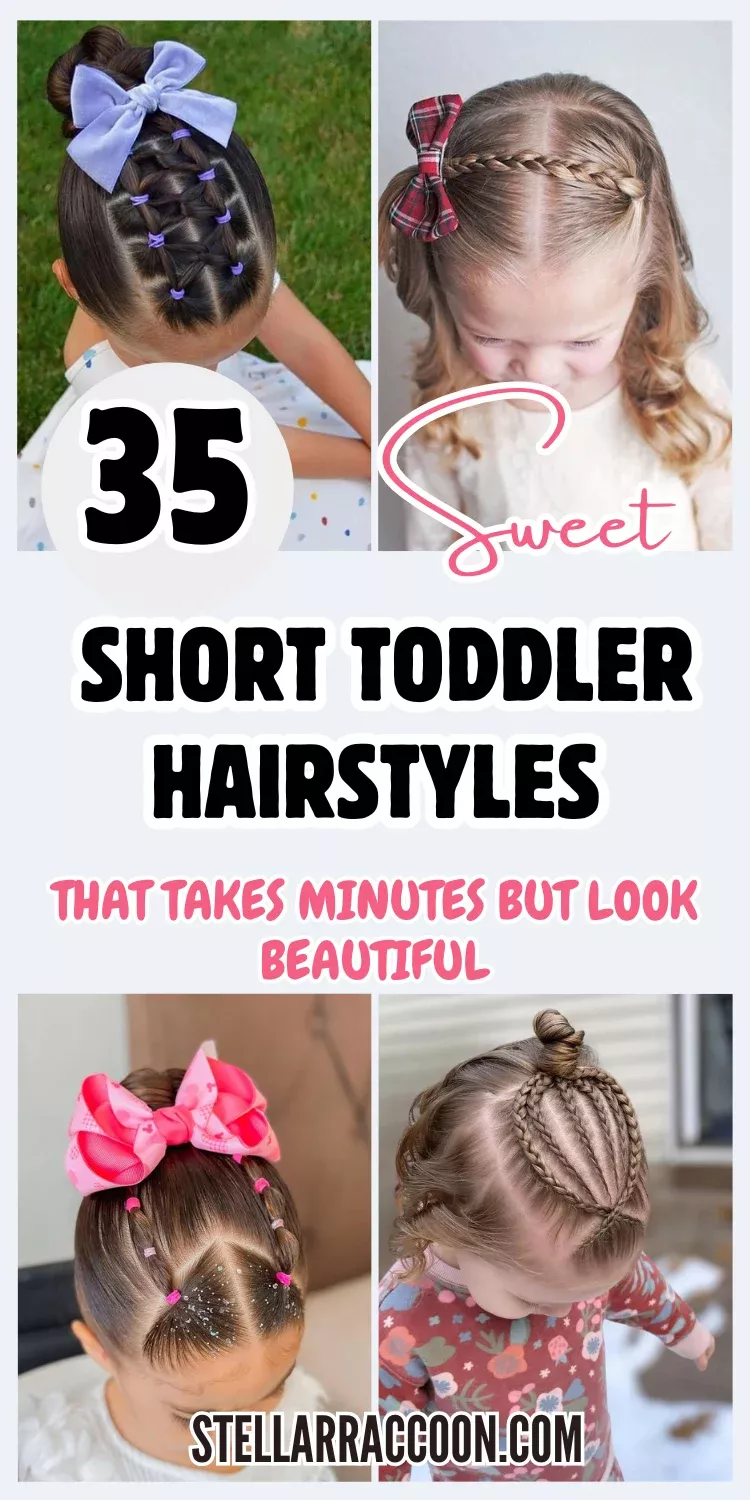 coiffure tendance fillette courts