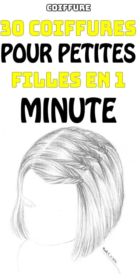 coiffure tendance fillette courts