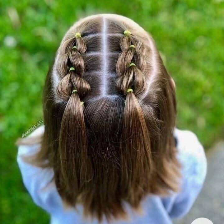 style fillette cheveux courts