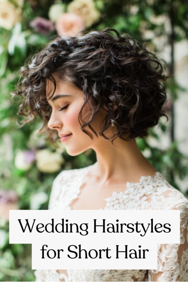 coiffure nuptiale boucles courtes