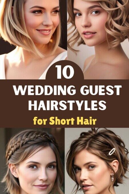 Coiffure Invitée Mariage Cheveux Courts : Élégance et Simplicité