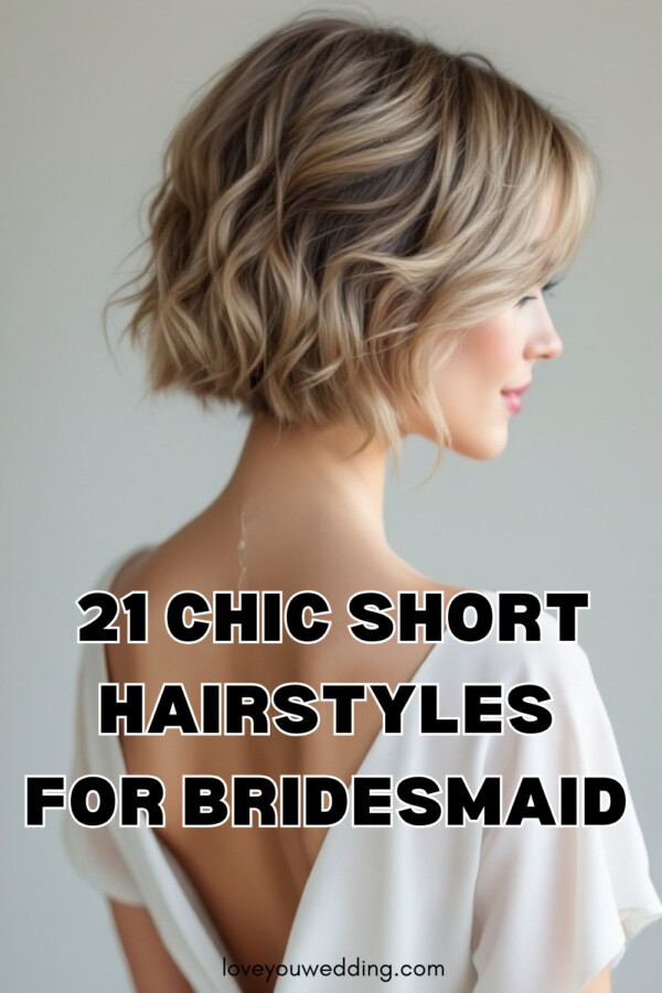 idée coiffure mariage court