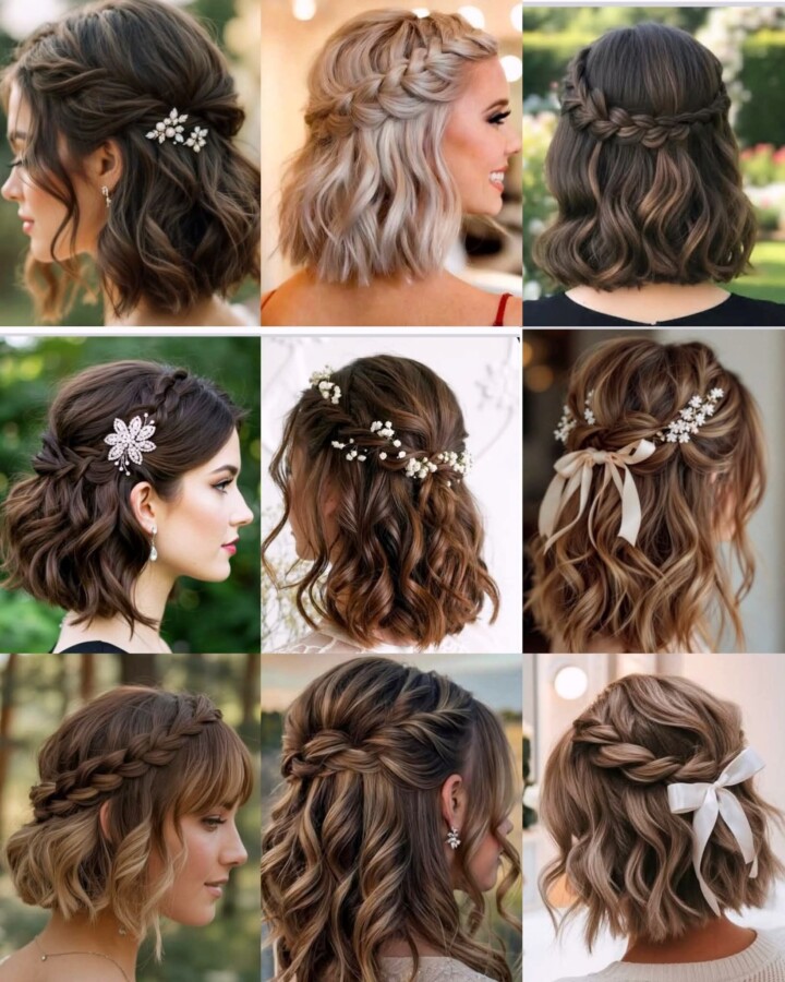 coiffure mariage cheveux courts