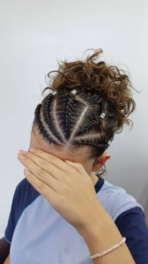 Styles tressés pour courts