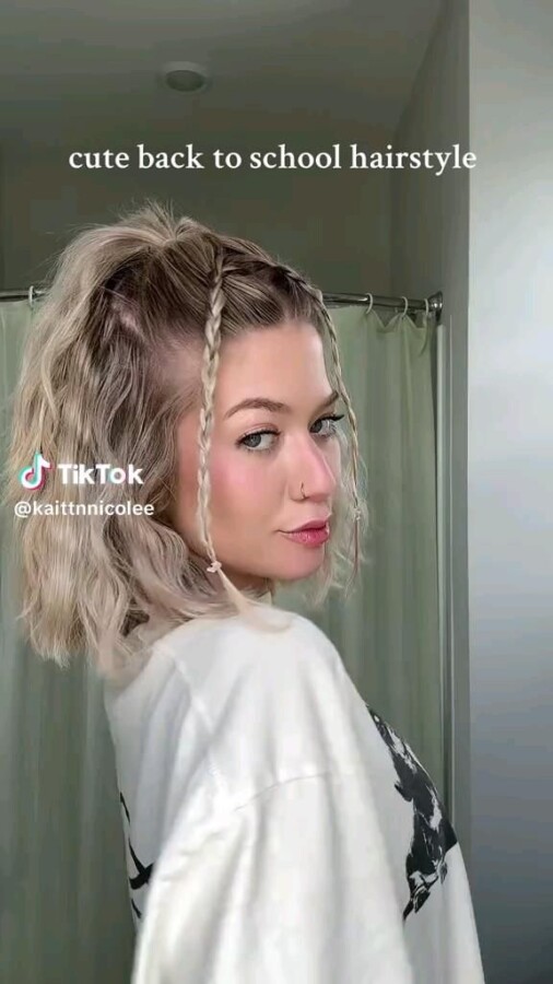 Tresses modernes cheveux courts