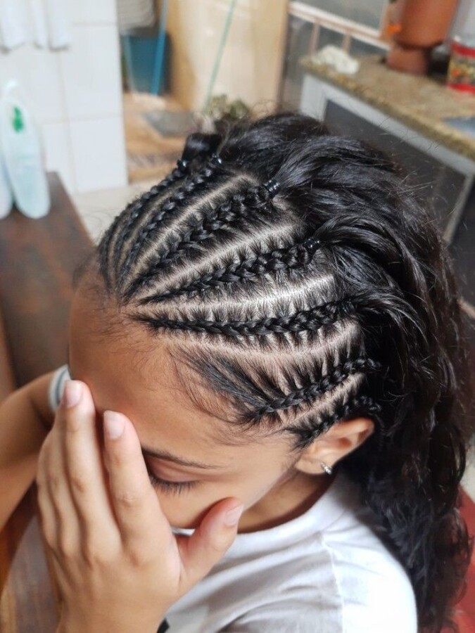 Styles tressés pour courts