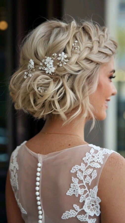 coiffure élégante cheveux courts