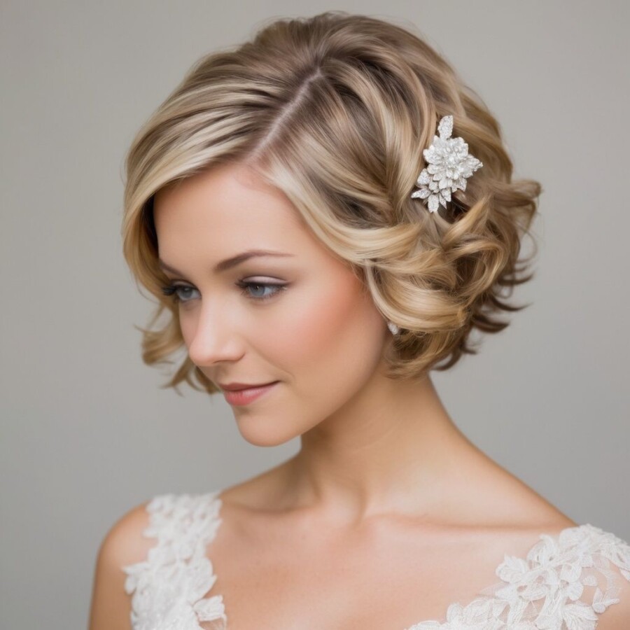 coiffure élégante cheveux courts