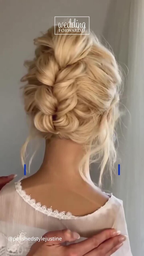 idée coiffure mariée courte