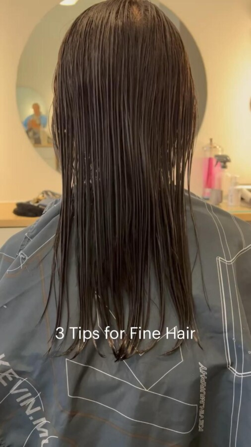 Style cheveux sans volume