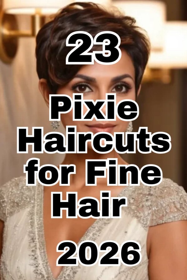 Look moderne cheveux fins