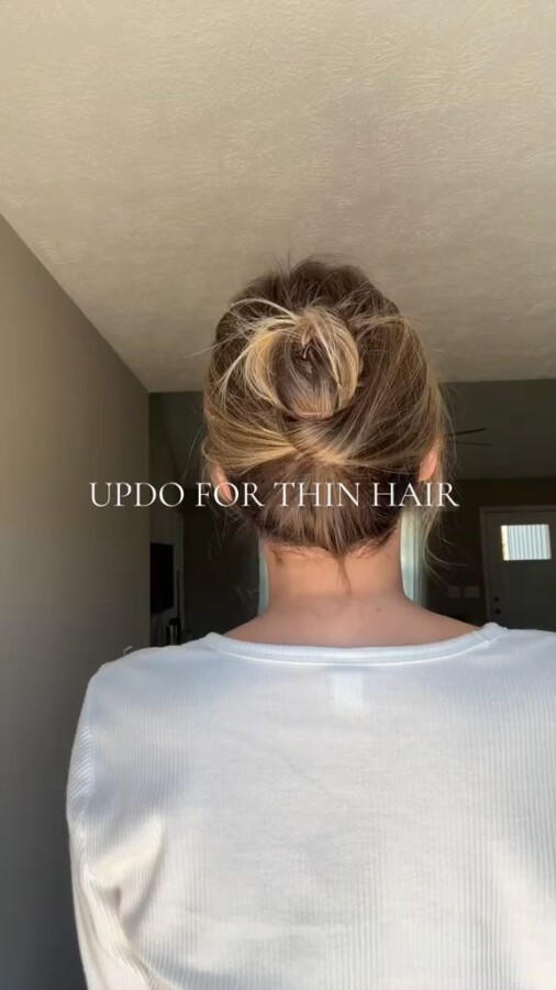 Style pour cheveux fins