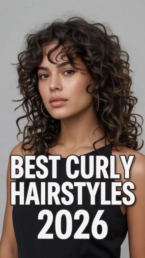 Look cheveux bouclés femme