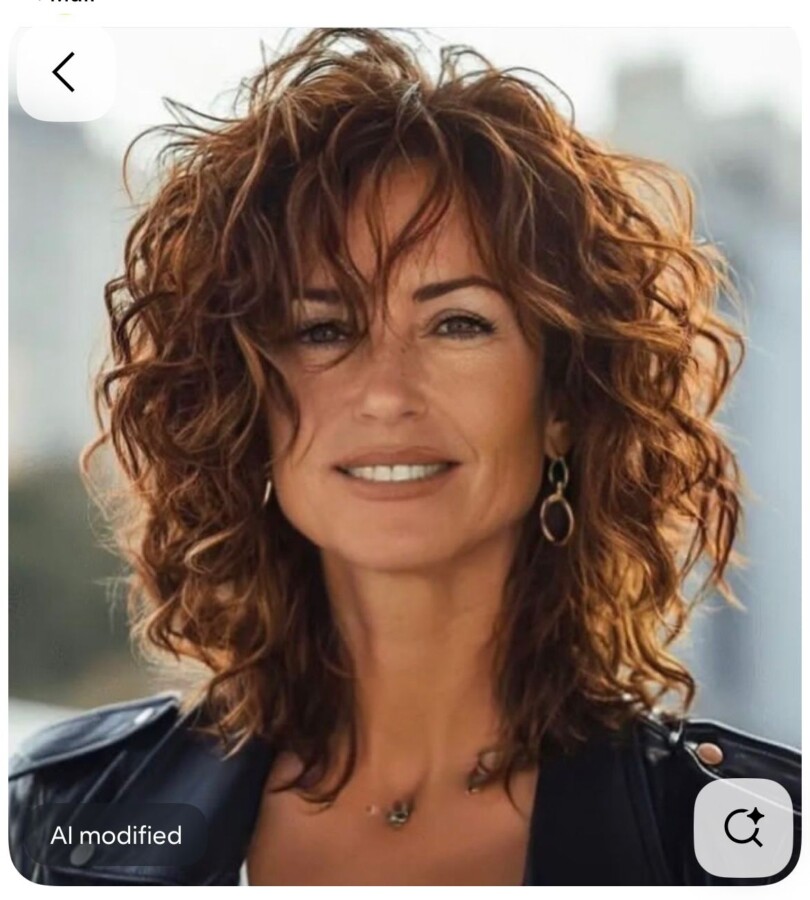 Tendance coupe frisée femme